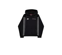 Alpha Industries Logo Track Tape Sudadera con Capucha para Hombre Black M