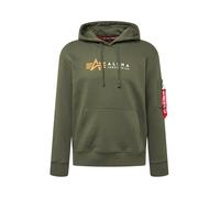 ALPHA INDUSTRIES Alpha Label Hoody Sudadera Hombre (Pack de 1)