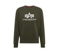 ALPHA INDUSTRIES Basic Sudadera, Hombre, Verde (Dark Olive - 142), M