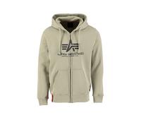 Alpha Industries Basic Big Logo Zip Hoodie Sudaderas con capucha Talla S - Verde oliva