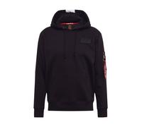 ALPHA INDUSTRIES Sudadera 'Red Stripe' negro / blanco XL negro / blanco