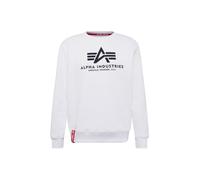 Alpha Industries Basic Sudadera, Blanco (White-09), S para Hombre