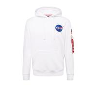 Alpha Industries Space Shuttle Hoodie Sudaderas con capucha Talla S - Blanco