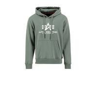 ALPHA INDUSTRIES Sudadera verde / blanco M verde / blanco