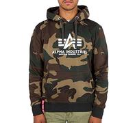 Alpha Industries Basic Camo sudadera con capucha, multicolor, tamaño M para Hombres