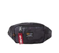 Alpha Industries, Unisex Crew Waist Bag Black Camo One Size