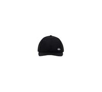 Alpha Industries Unisex Metal Label Gorra Black/Metalsilver One Size