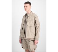Alpha Industries Utility Shirt Uv Vintage Sand Talla: S | Chaquetas finas Outlet | Hombre | Marrón