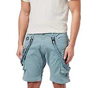 ALPHA INDUSTRIES Utility Short Sudadera, Greyblue, 30 Unisex Adulto