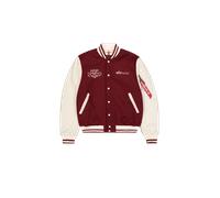 Alpha Industries Varsity Air Force Jacket Chaquetas Talla 3XL - Rojo Borgoña