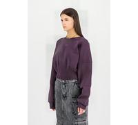Alpha Industries Waisted Sweater Plum Talla: M | Sudaderas con Capucha Outlet | Mujer | Magenta