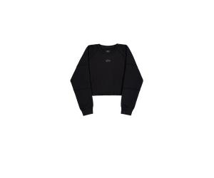 Alpha Industries Waisted Sweatshirt Sudaderas Talla XS - Negro