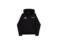 Alpha Industries World Logo Metallic Backprint Hoodie Sudaderas con capucha Talla 2XL - Negro
