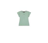 Alpha Industries World Slim T-Shirt para Mujer Frost Green XL