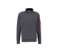 Alpha Industries X-Fit Half Zip Sweatshirt Sudaderas y sudaderas con capucha Talla M - Gris
