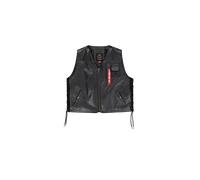 Alpha Industries X-Force Leather Vest Chaquetas de cuero Talla 2XL - Negro