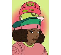 Alpha Kappa Alpha Sorority Notebook: College Ruled Journal Notebook For Black Women & Girls: 5.5" x 8.5" 160 pages Black Girl Diary Writing Self-Care Notes and Dreams'