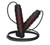 ALPHA PULL Cuerda de saltar ajustable - Speed Rope Gym Fitness - para adultos y niños - Mango de espuma antideslizante
