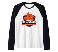 Alpha Slang Kids Bruh 67 Basketball Ice Cream Drip Six Seven Camiseta Manga Raglan