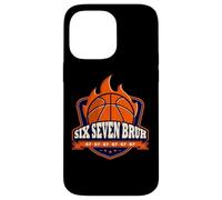 Alpha Slang Kids Bruh 67 Basketball Ice Cream Drip Six Seven Carcasa para iPhone 14 Pro MAX