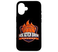 Alpha Slang Kids Bruh 67 Basketball Ice Cream Drip Six Seven Carcasa para iPhone 16