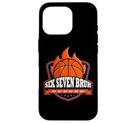 Alpha Slang Kids Bruh 67 Basketball Ice Cream Drip Six Seven Carcasa para iPhone 16 Pro