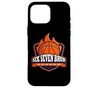 Alpha Slang Kids Bruh 67 Basketball Ice Cream Drip Six Seven Carcasa para iPhone 16 Pro MAX