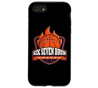 Alpha Slang Kids Bruh 67 Basketball Ice Cream Drip Six Seven Carcasa para iPhone SE (2020) / 7/8
