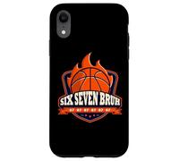 Alpha Slang Kids Bruh 67 Basketball Ice Cream Drip Six Seven Carcasa para iPhone XR