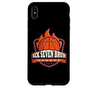 Alpha Slang Kids Bruh 67 Basketball Ice Cream Drip Six Seven Carcasa para iPhone XS MAX