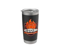 Alpha Slang Kids Bruh 67 Basketball Ice Cream Drip Six Seven Vaso térmico de acero inoxidable de doble pared