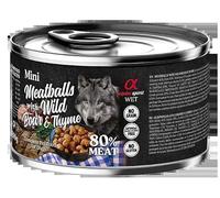 Alpha Spirit | Albóndigas para Perro | Comida Premium para Perro | Varios Sabores | 6x200Gr | (6x200Gr, Jabalí y Tomillo)