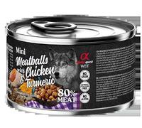 Alpha Spirit | Albóndigas para Perro | Comida Premium para Perro | Varios Sabores | 6x200Gr | (6x200Gr, Pollo y Cúrcuma)