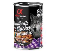 Alpha Spirit Albóndigas Pollo y Cúrcuma Para Perros 400 gr