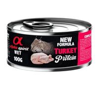 Alpha Spirit Alimento Húmedo Completo para Gatos 6 Latas x 100 Gr (Pavo)