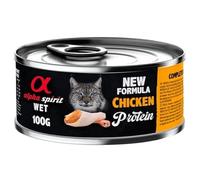 Alpha Spirit Alimento Húmedo Completo para Gatos 6 Latas x 100 Gr (Pollo)