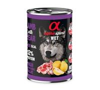 Alpha Spirit Alimento Húmedo Premium Perros 6 latas x 400Gr (Cordero con Pera)