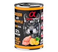 Alpha Spirit Alimento Húmedo Premium Perros 6 latas x 400Gr (Pollo con PIÑA)
