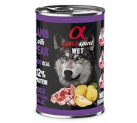 ALPHA SPIRIT Dog Lamb with Pear | 6 x 400 g comida húmeda para perros