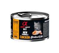 ALPHA SPIRIT Feline ESTERILIZADO Pollo Lata Caja 6X200GR