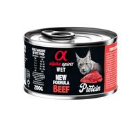 ALPHA SPIRIT Feline Ternera Lata Caja 6X 200GR