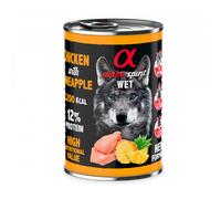 Alpha Spirit Húmedo Lata Pollo Con Piña 400 Gr Pack 6 X 400 Gr