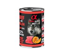 Alpha Spirit Húmedo Lata Ternera Melón 400 Gr Pack 6 X 400 Gr