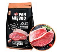 Alpha Spirit Pan MiÄ™sko Karma cielÄ™CINA z indykiem chrupki M 9kg