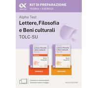 Alpha Test Lettere, Filosofia e Beni culturali TOLC-SU 2026-2027. Kit di preparazione. Per test di ammissione universitari. Con piattaforma e simulatore online (TestUniversitari)