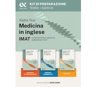 Alpha Test Medicina Inglese IMAT 2025-2026. Kit di preparazione. Con simulatore online (TestUniversitari)