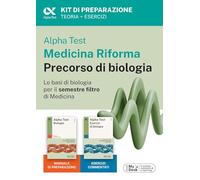Alpha Test Medicina Riforma Precorso di Biologia. Edizione 2025. Per esami di ammissione universitaria e primo semestre di Medicina. Con piattaforma ... per accesso online (TestUniversitari)