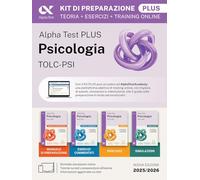 Alpha Test Plus Psicologia TOLC-PSI 2026-2027. Kit di preparazione Plus. Per test di ammissione universitari. Con piattaforma e simulatore online (TestUniversitari)