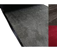 Alpha-Tex Produktions- und Handels GmbH Alfombra antisuciedad Princess, 90 cm de Ancho, Rojo, encadenado, Corte (0.9m de Ancho / 4m de Largo)