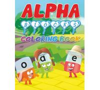 Alpha The block Coloring Book: Magical Pages to Cory Drawing for Kids and All Ages to Enjoy. Perfect Gifts for Creative Fun